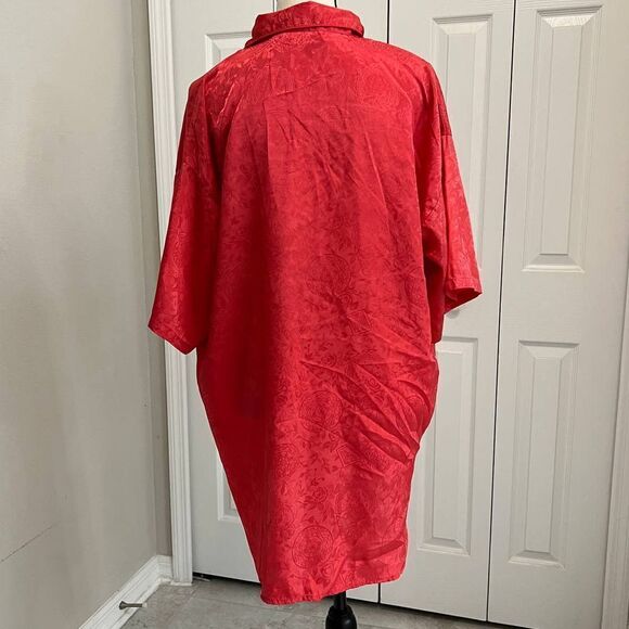 Victoria's Secret Gold Label Vintage Red Night Shirt - M/L - Picture 5 of 8
